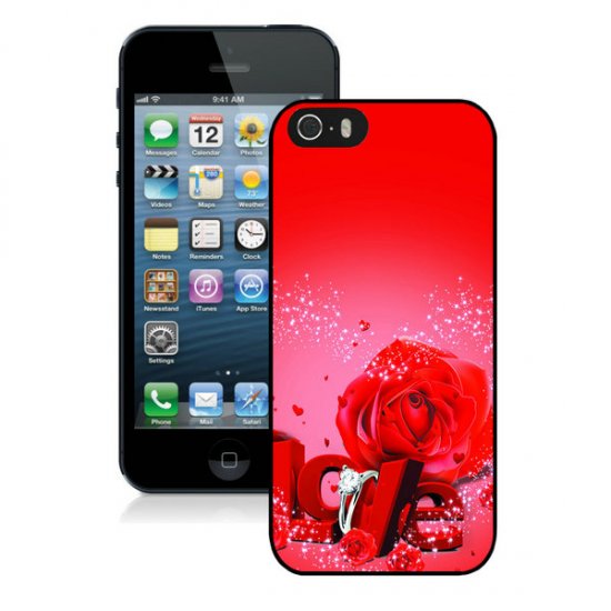 Valentine Love Rose iPhone 5 5S Cases CFT - Click Image to Close